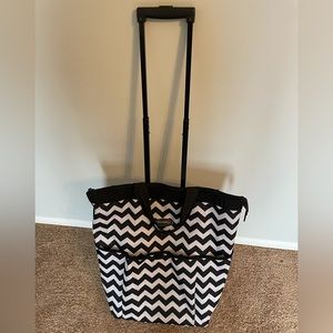 Large Tote Bag with Rollers
